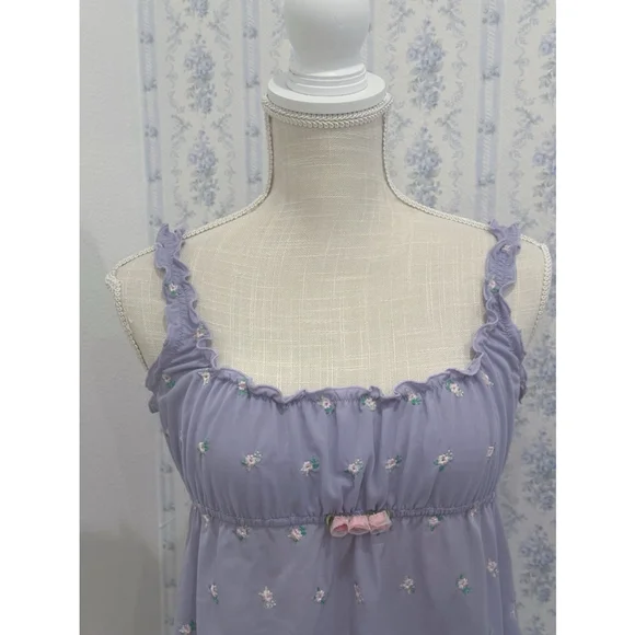 Vintage Victoria's Secret lilac rose cami top from 2004 - Picture 3 of 5